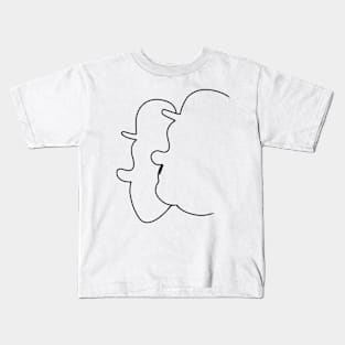 Comedy Silhouettes 1 Kids T-Shirt